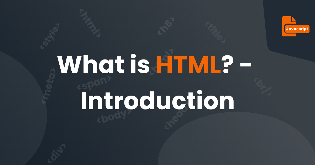 What Is HTML Introduction Learn Coding Chatgpt Tutorials